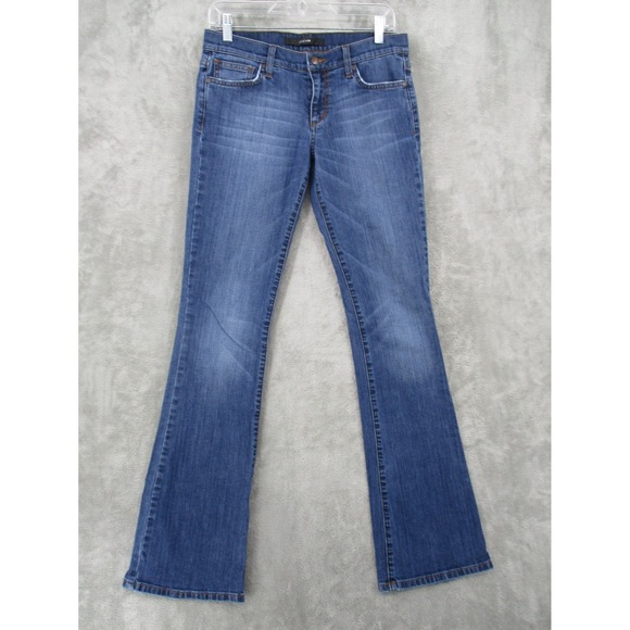 Joes Jeans Womens 28 Rocker Fit Bootcut Low Rise 90s Y2K Dark Wash Stretch Denim - Picture 1 of 13